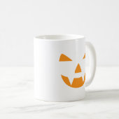 Pumpkin Face Halloween Koffiemok (Voorkant rechts)