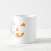 Pumpkin Face Halloween Koffiemok (Voorkant links)