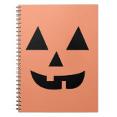 Pumpkin Face Halloween Notitieboek (Voorkant)