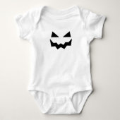 Pumpkin Face Halloween Romper (Voorkant)