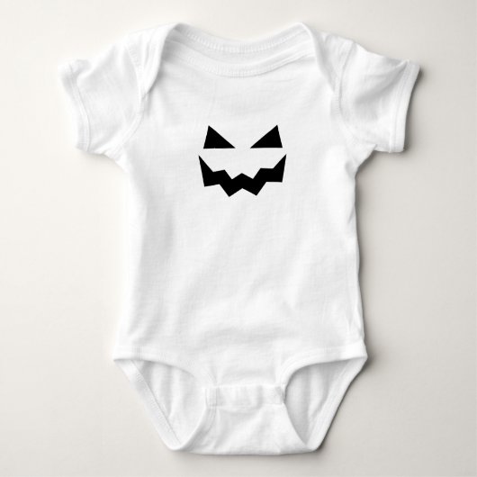 Pumpkin Face Halloween Romper (Voorkant)