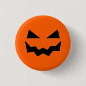 Pumpkin Face Halloween Ronde Button 3,2 Cm (Voorkant)