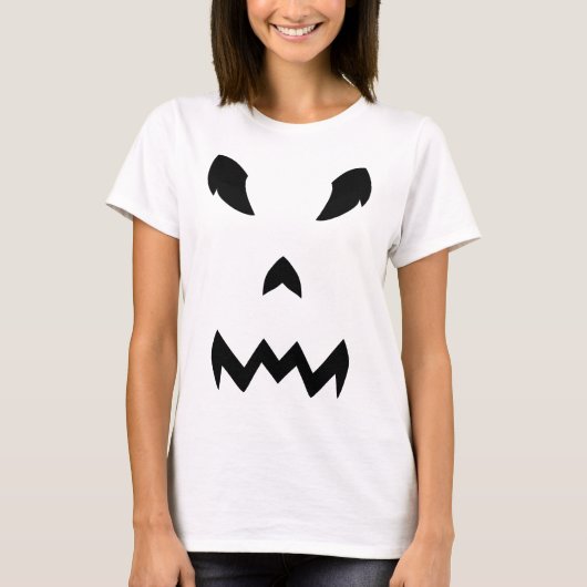 Pumpkin Face Halloween-shirt T-shirt (Voorkant)