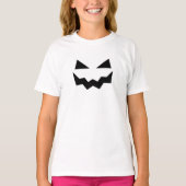 Pumpkin Face Halloween T-shirt (Voorkant)