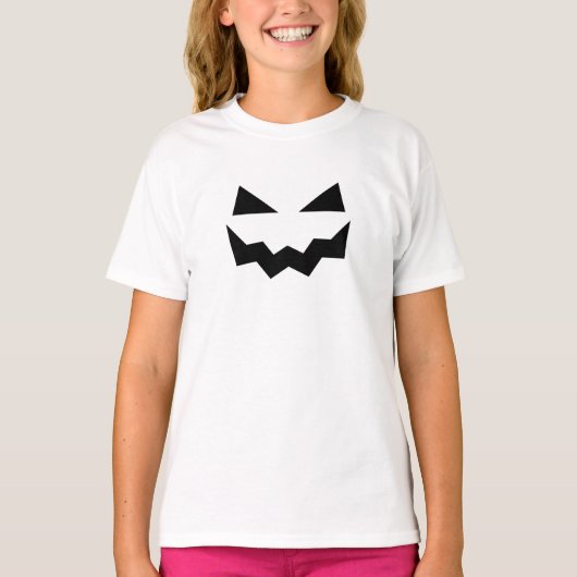 Pumpkin Face Halloween T-shirt (Voorkant)