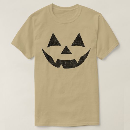 Pumpkin Face Halloween T-shirt (Design voorkant)