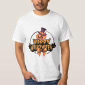 Pumpkin Face Halloween T-shirt (Voorkant)