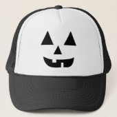 Pumpkin Face Halloween Trucker Pet (Voorkant)