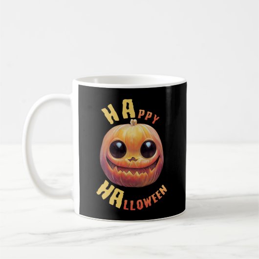 Pumpkin Face | Happy Halloween Koffiemok (Links)
