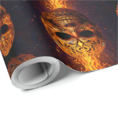 Pumpkin Face Horror Mask Cadeaupapier (Rol Hoek)