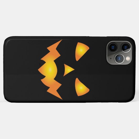 Pumpkin Face Jack O Lantern Halloween Spooky Case-Mate iPhone Case (Achterkant (horizontaal))