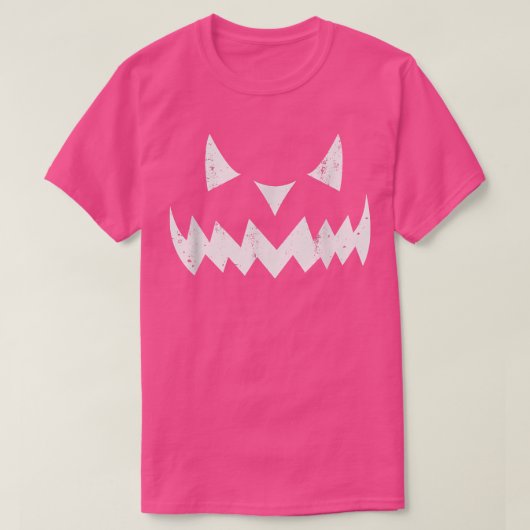 Pumpkin Face JACK O' LANTERN Halloween Trick or Tr T-shirt (Design voorkant)