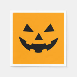 Pumpkin Face Party Napkins Servet