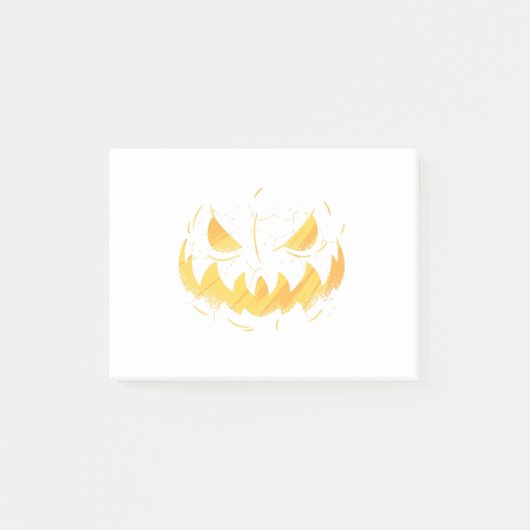 Pumpkin Face Post-it® Notes (Voorkant)