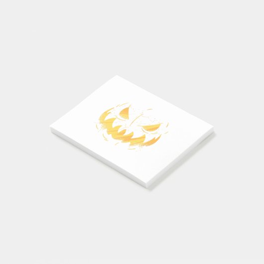 Pumpkin Face Post-it® Notes (Schuin)