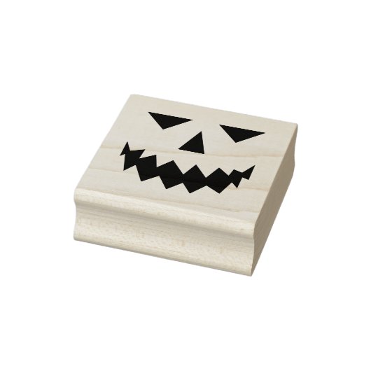 Pumpkin Face Rubber Stamp Rubberstempel (Stempel)