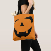 Pumpkin Face Tote Bag (Dichtbij)