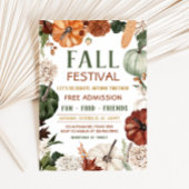 Pumpkin Fall Festival Party Invitation Kaart