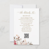 Pumpkin Fall Wedding Details Behuizing Kaarten (Voorkant)