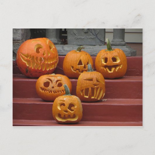 Pumpkin Family Briefkaart (Voorkant)
