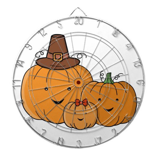 Pumpkin Family Dartbord (Voorkant)