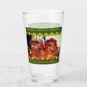 Pumpkin Family Glas (Achterkant)