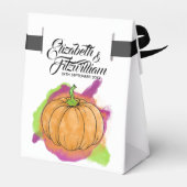 Pumpkin Favor Box Bedankdoosjes (Achterkant)