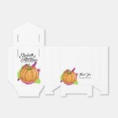 Pumpkin Favor Box Bedankdoosjes (Uitgevouwen)