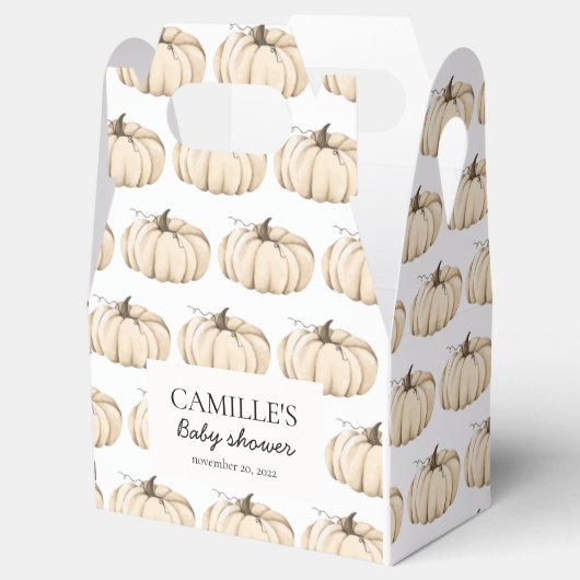 Pumpkin Favor Box Bedankdoosjes (Geopend)