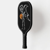 Pumpkin feeën hebben plezier op Halloween Pickleball Paddle (Links)