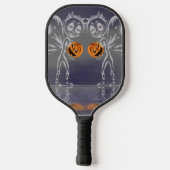 Pumpkin feeën hebben plezier op Halloween Pickleball Paddle (Achterkant)