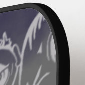 Pumpkin feeën hebben plezier op Halloween Pickleball Paddle (Links Detail)