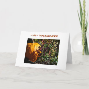 Pumpkin, FIJNE THANKSGIVING! Feestdagen Kaart
