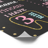 Pumpkin First Birthday-alkbordbord Poster (Hoek)