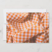 Pumpkin First Birthday | Foto Rustige Herfst Kaart (Achterkant)