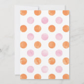 Pumpkin First Birthday Invitation, Autumn Herfst Kaart (Achterkant)