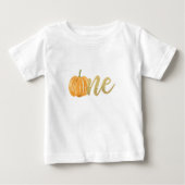 Pumpkin First Birthday ONE Shirt (Voorkant)