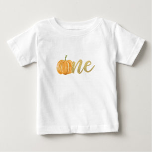 Pumpkin First Birthday ONE Shirt