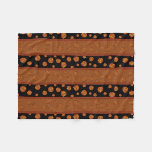 Pumpkin Fleece Blanket Deken (Voorkant (Horizontaal))
