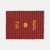 Pumpkin fleece deken (Voorkant (Horizontaal))