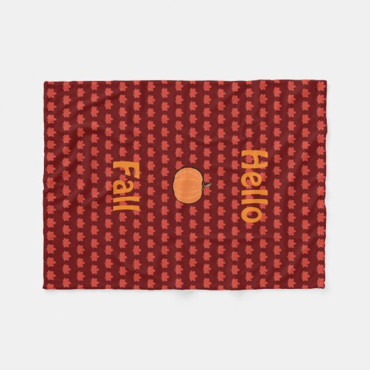 Pumpkin fleece deken (Voorkant (Horizontaal))