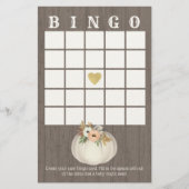 Pumpkin Floral Bingo (Voorkant)