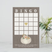 Pumpkin Floral Bingo (Staand voorkant)