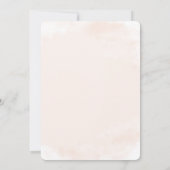 Pumpkin Floral Glitter Girl Birthday Uitnodiging (Achterkant)