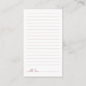 Pumpkin Floral Vrijgezellenfeest Datum acht kaarte Informatiekaartje (Achterkant)