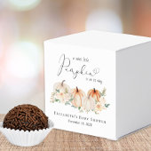 Pumpkin Floral Waterverf Baby shower Dank u wel Bedankdoosjes