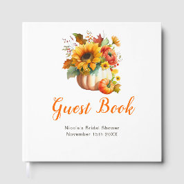 Pumpkin Flower Bouquet Bridal Shower Gastenboek