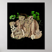 Pumpkin Football Western Retro Tis The Season Coun Poster (Voorkant)