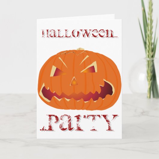 Pumpkin for Halloween 5 Kaart (Voorkant)