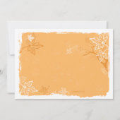 Pumpkin-fotouitnodiging Kaart (Achterkant)